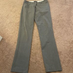 Womens Express Light Gray Dress Pants